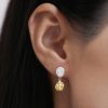 Keshi Pearl Small Drop Earrings