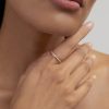 Diamond Crossover Ring