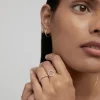 Diamond Crossover Ring