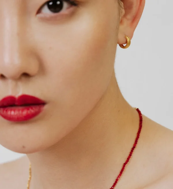 Heirloom Huggie Earrings