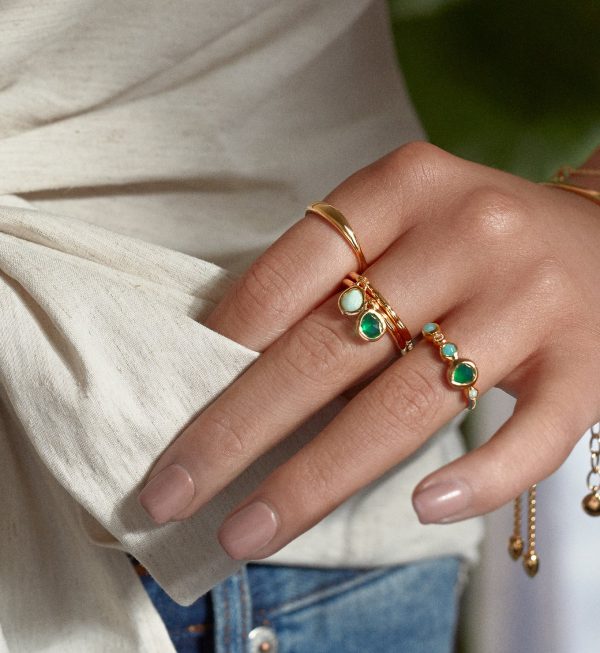 Siren Bezel Multi Gemstone Ring
