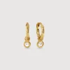 Gemstone Mini Huggie Earrings