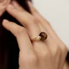 Kate Young Round Gemstone Ring