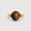 Kate Young Round Gemstone Ring