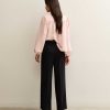 Black Belted Wide Leg Tailored Trousers Black Belted Wide Leg Tailored Trousers