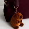 Brown Capybara Plush Bag Charm