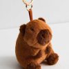 Brown Capybara Plush Bag Charm