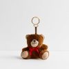 Brown Teddy Bear Plush Bag Charm